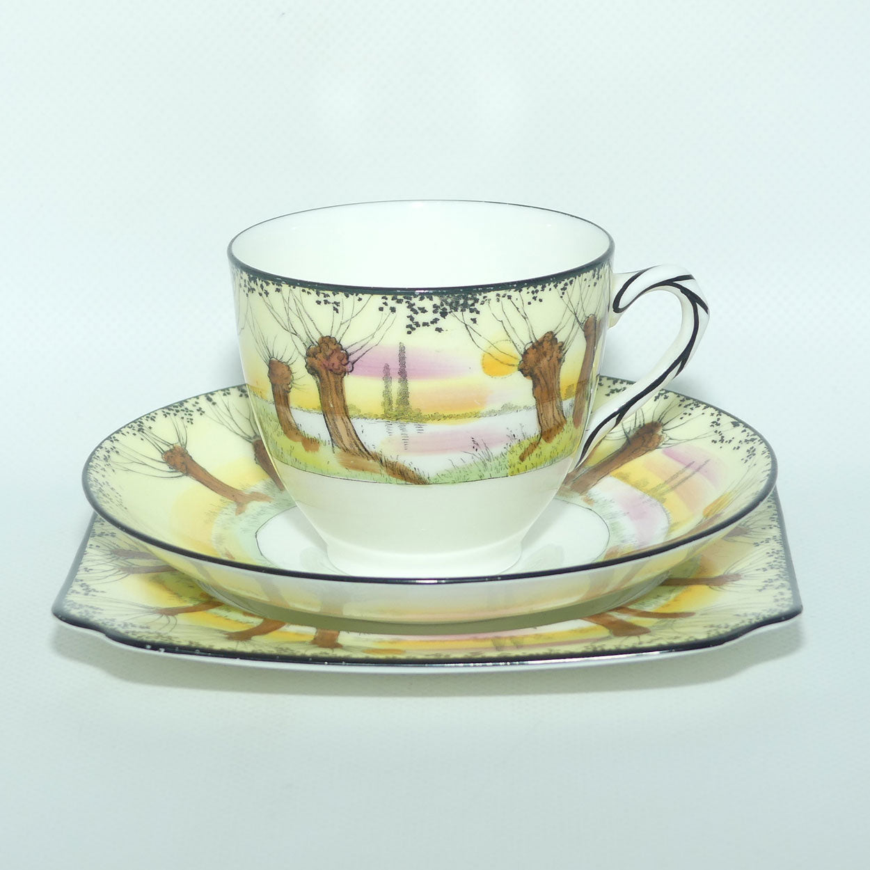 Royal Doulton Pollard Willow tea trio | H2585