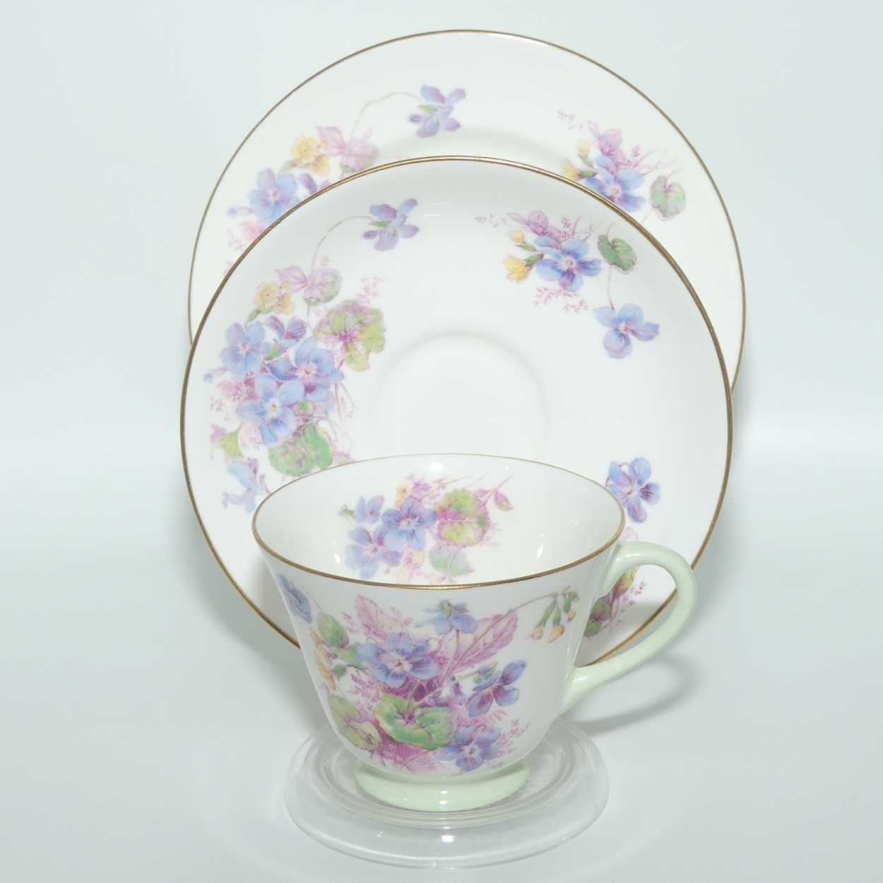 Royal Doulton Viola pattern trio | H4877