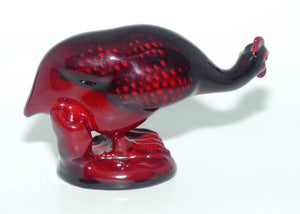 HN0125 Royal Doulton Flambe Guinea Fowl #1