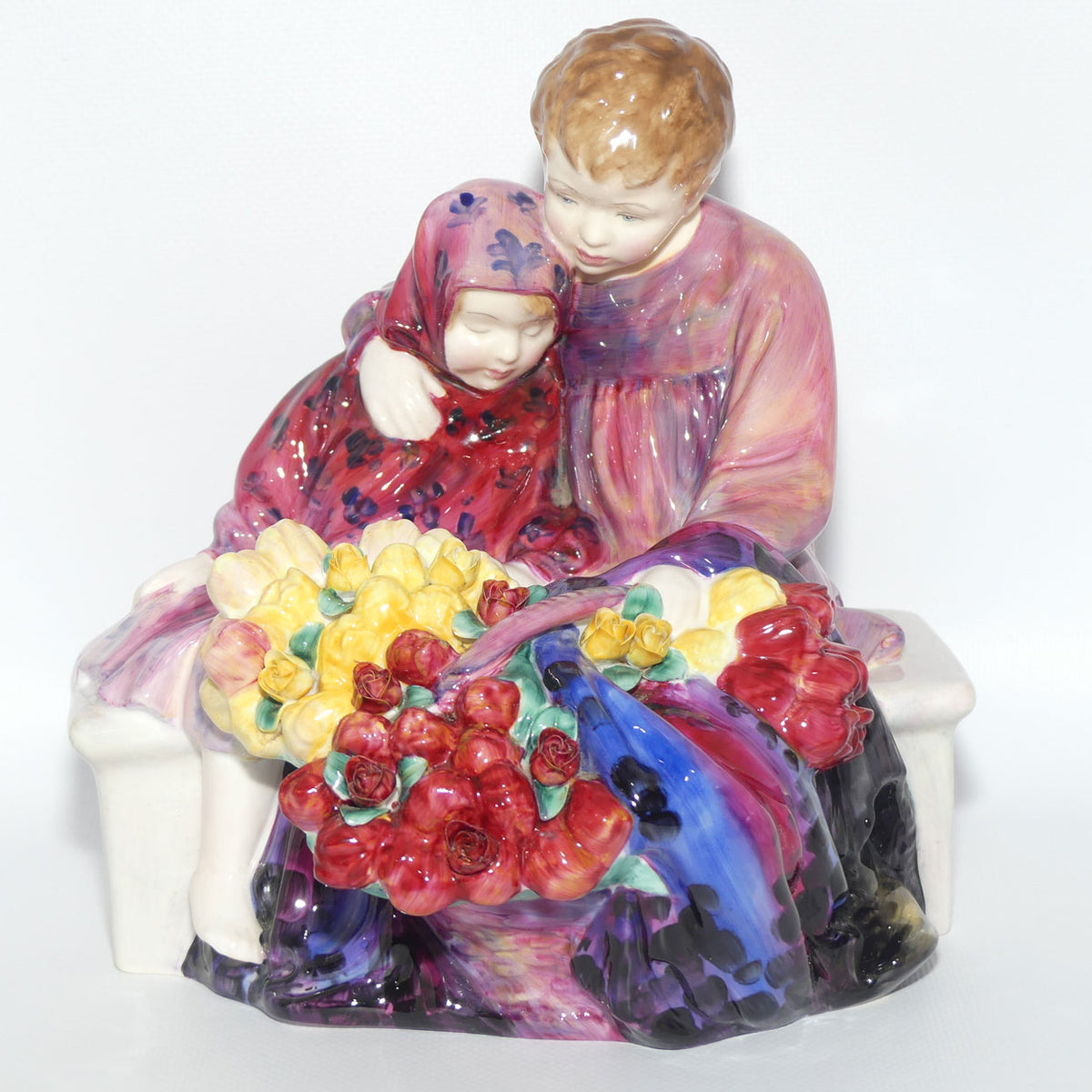 HN1342 Royal Doulton figure The Flower Seller's Children | 1960s