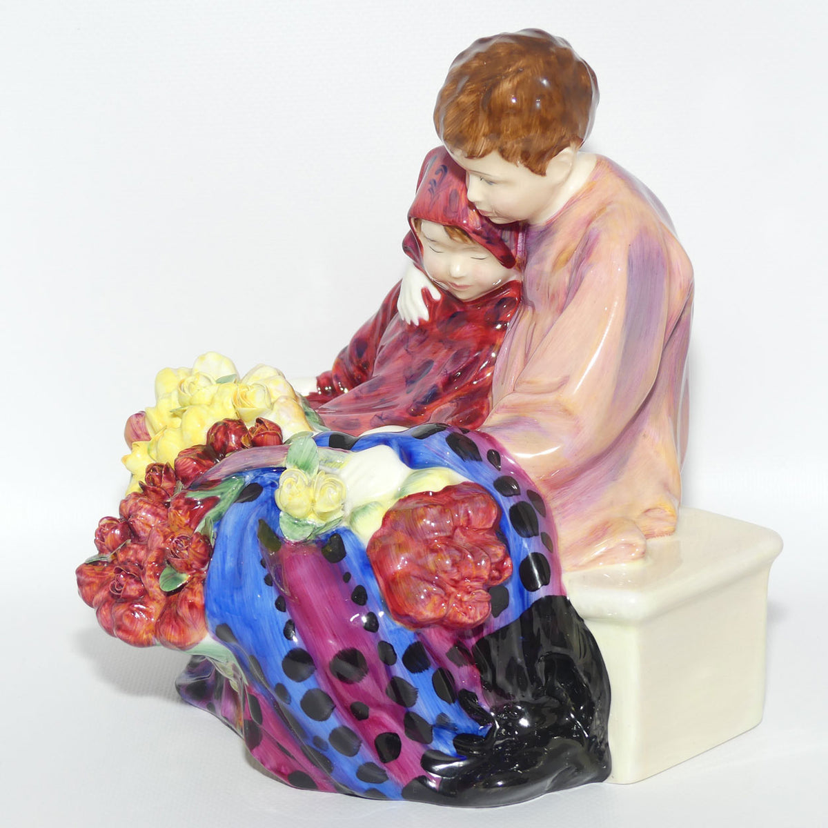 HN1342 Royal Doulton figure The Flower Seller's Children | 1990's | #1