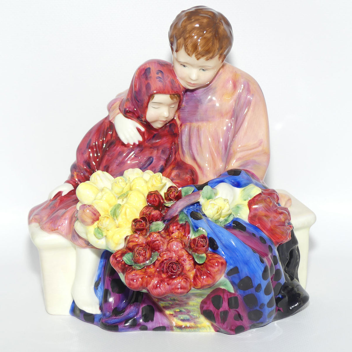 HN1342 Royal Doulton figure The Flower Seller's Children | 1990's | #1