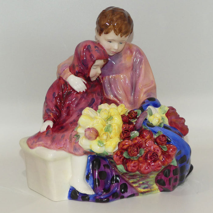 HN1342 Royal Doulton figure The Flower Seller's Children | 1990's