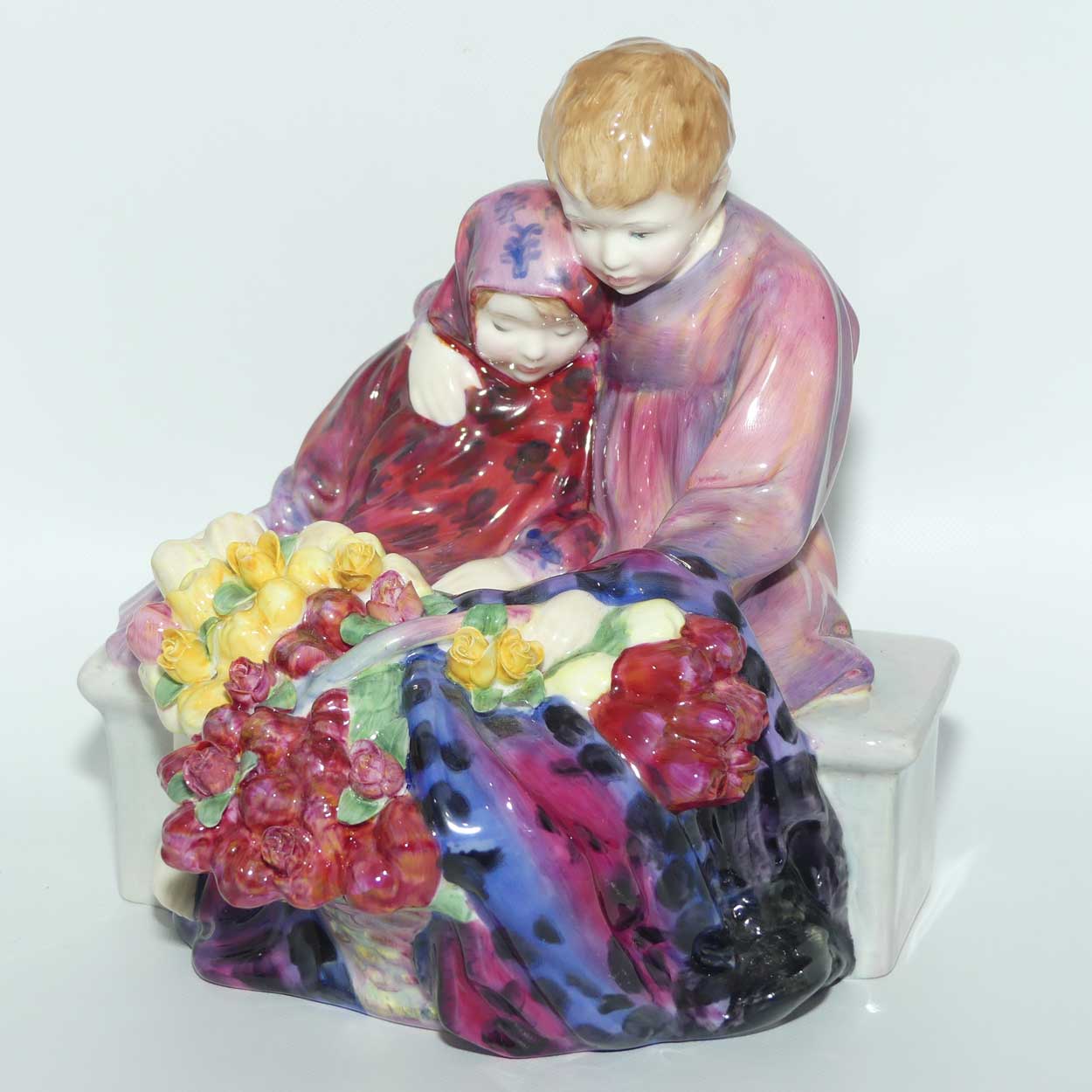 HN1342 Royal Doulton figure The Flower Seller's Children | 1990's | #3