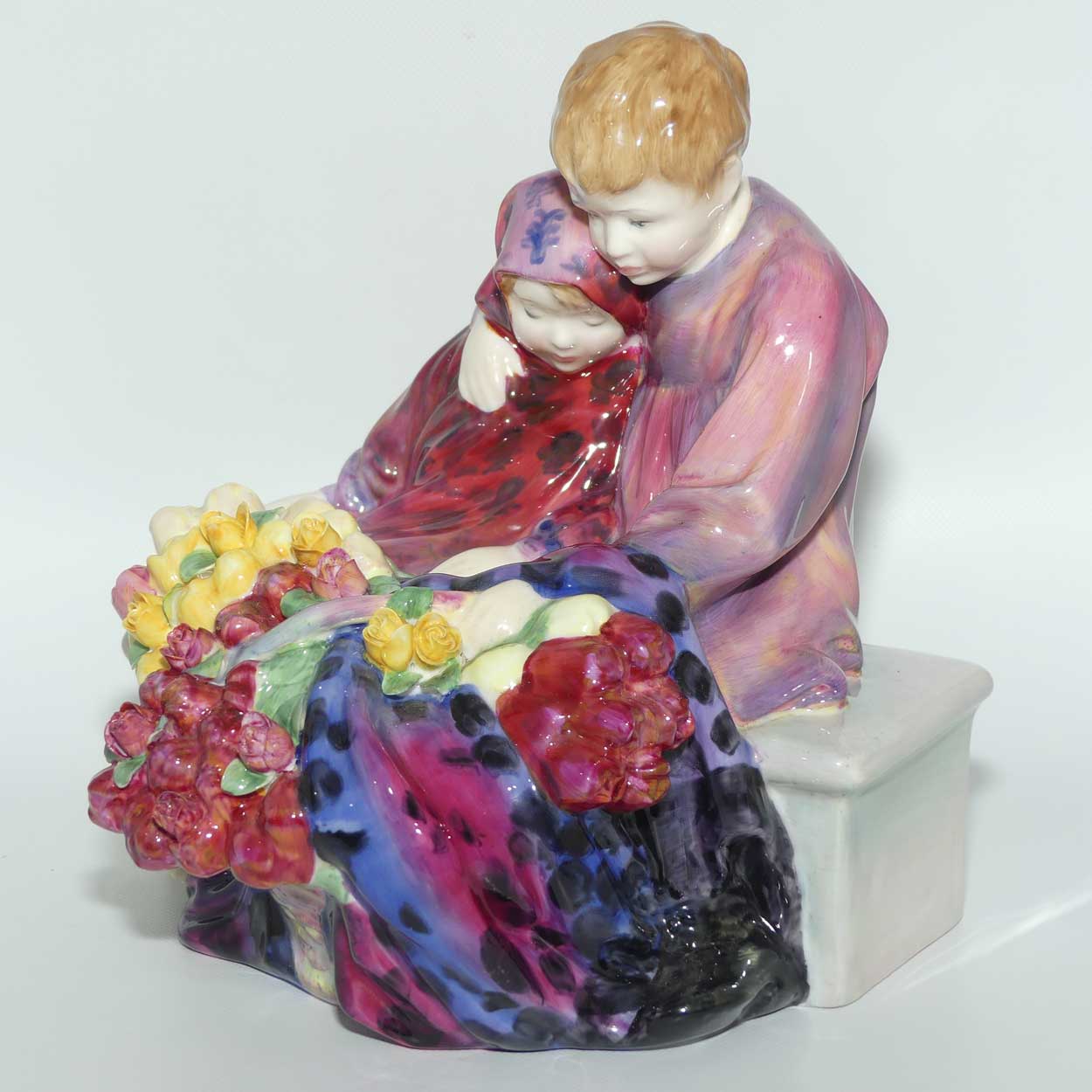 HN1342 Royal Doulton figure The Flower Seller's Children | 1990's | #3
