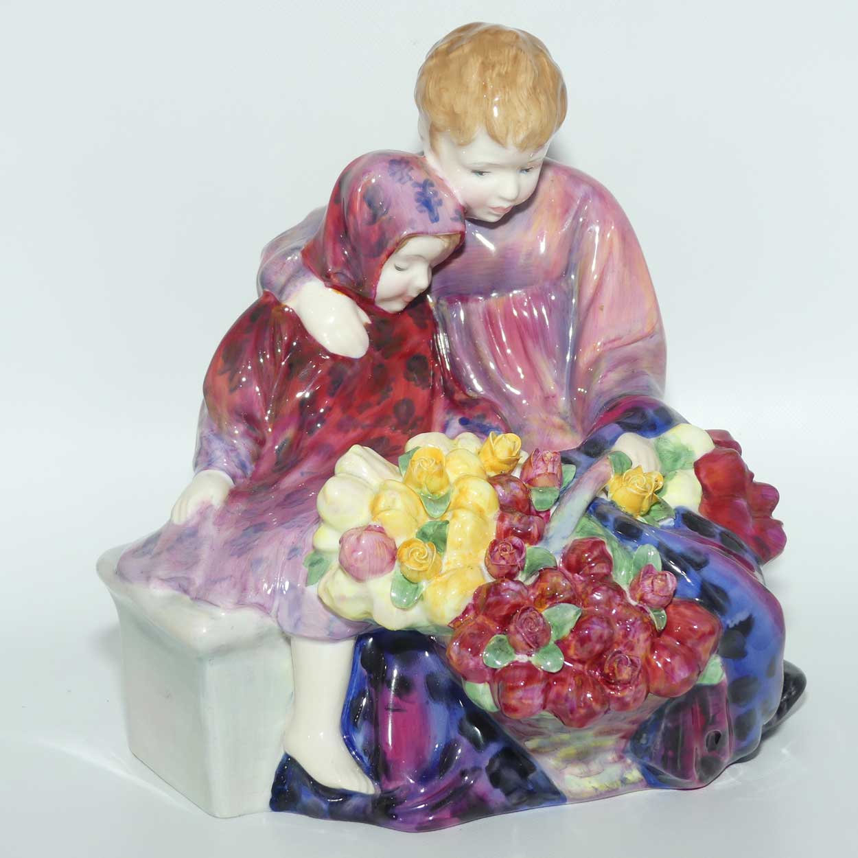 HN1342 Royal Doulton figure The Flower Seller's Children | 1990's | #3