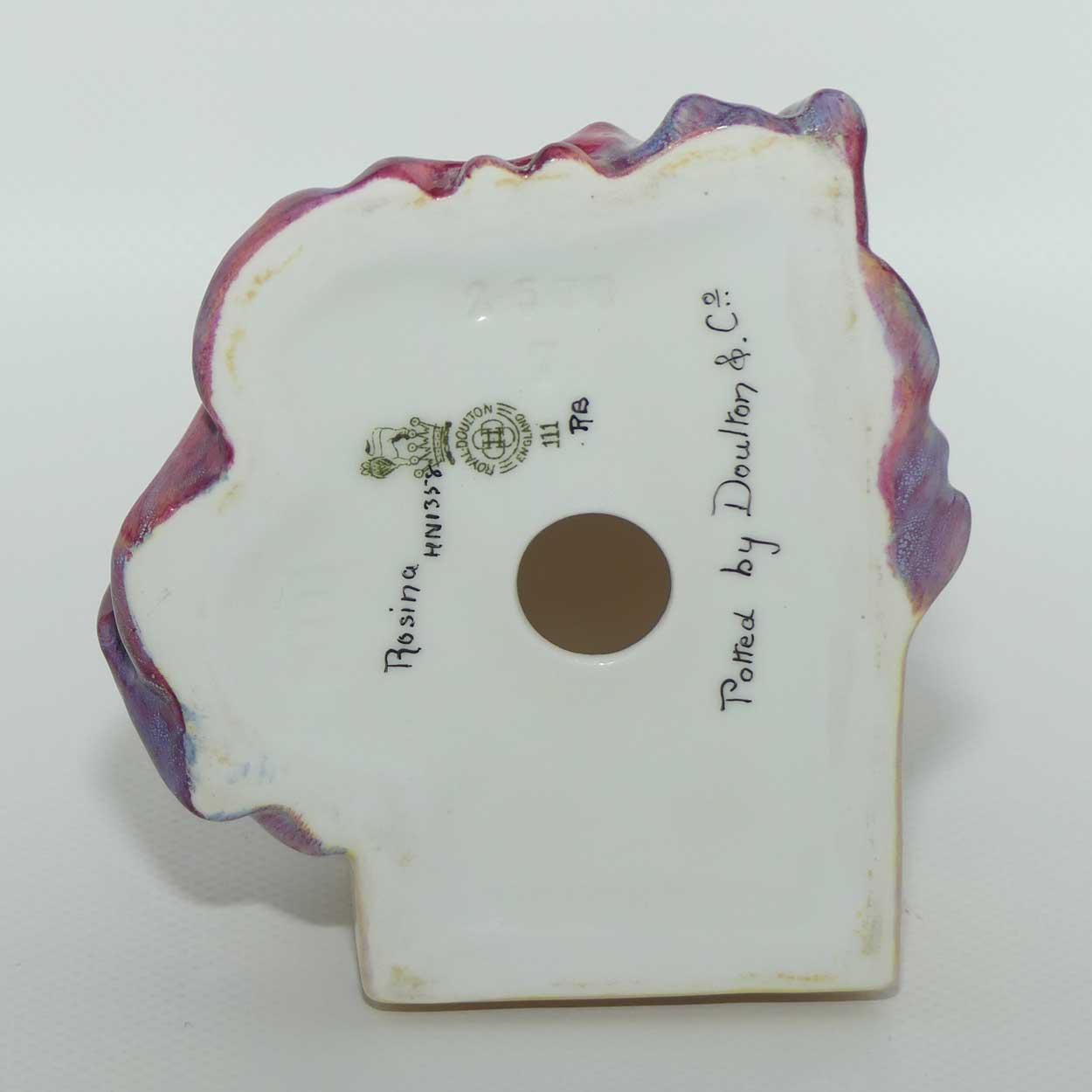 HN1358 Royal Doulton figure Rosina | Potted by Doulton and Co