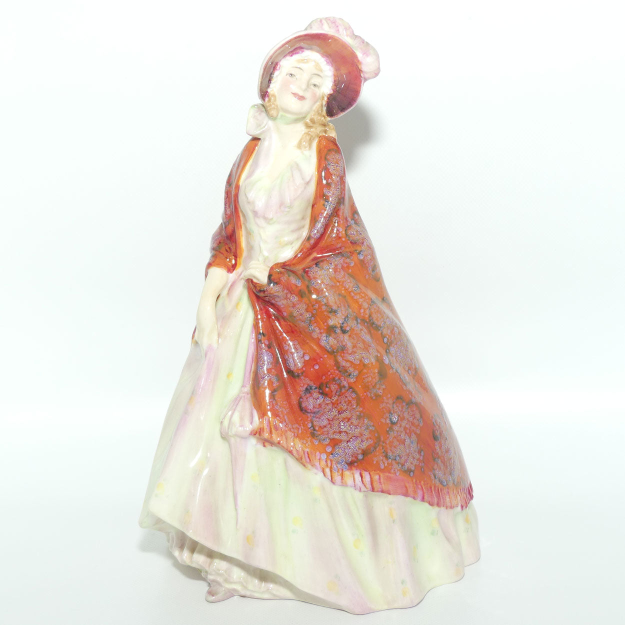 HN1392 Royal Doulton figure Paisley Shawl | Floral | c.1940