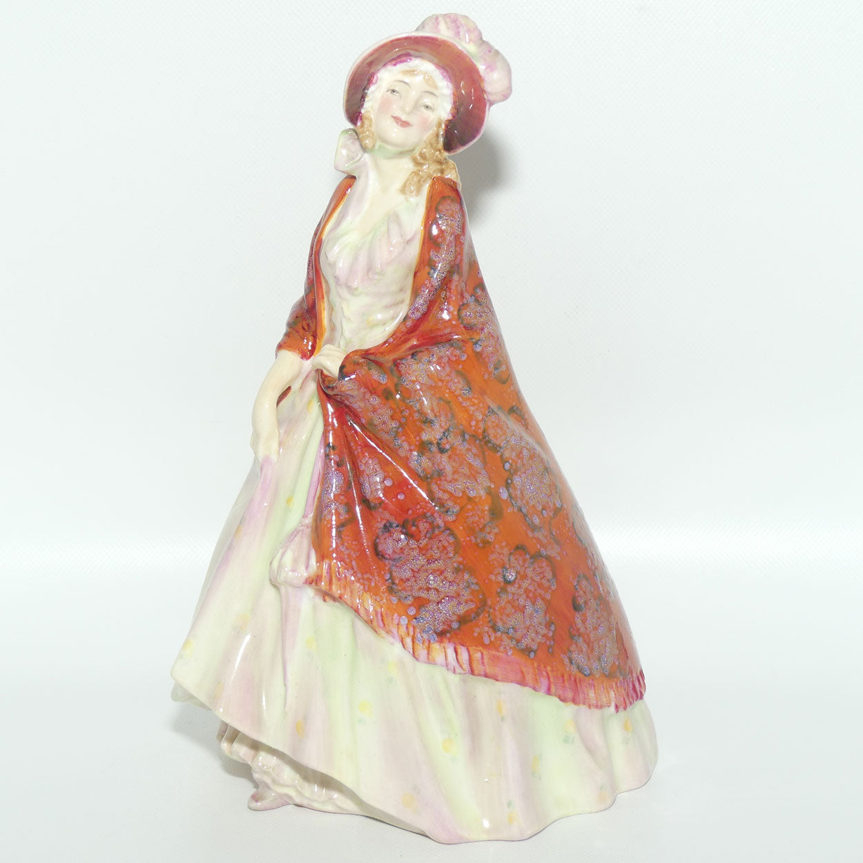 HN1392 Royal Doulton figure Paisley Shawl | Floral | c.1940