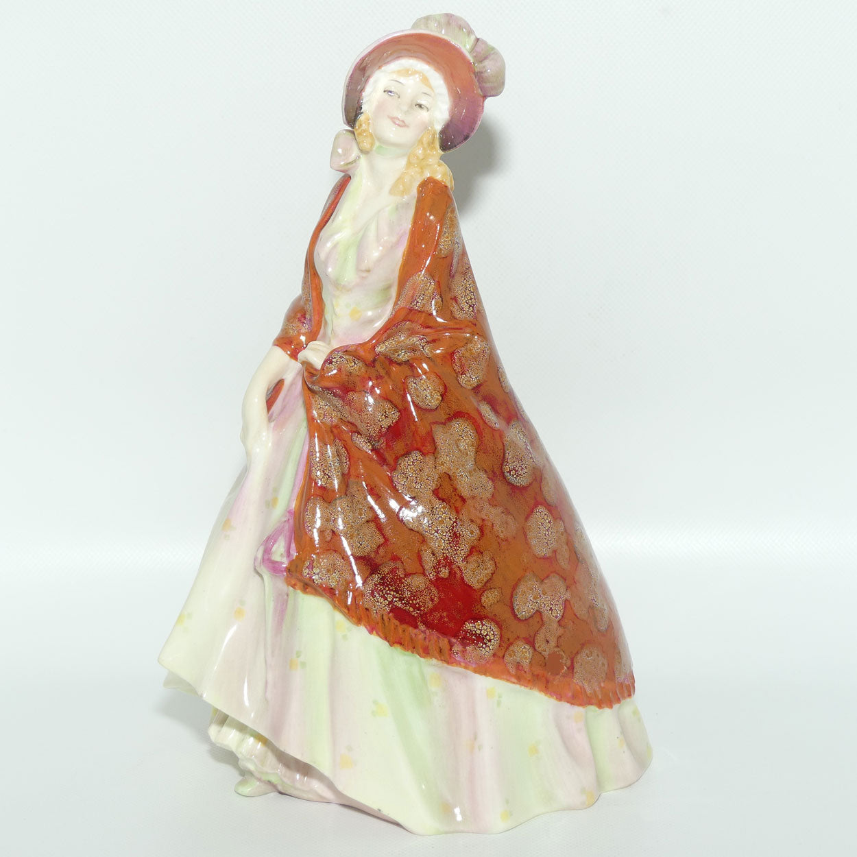 HN1392 Royal Doulton figure Paisley Shawl | Floral | Potted by Doulton and Co