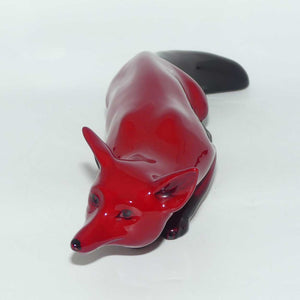 HN0147A Royal Doulton Flambe Stalking Fox | Large