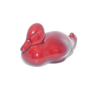 HN0148B Royal Doulton Flambe Resting Duck (Small)