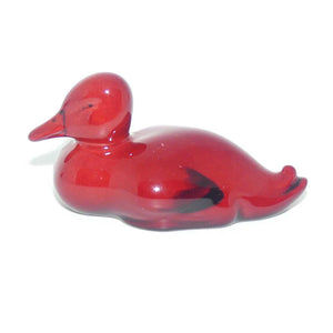 HN0148B Royal Doulton Flambe Resting Duck (Small)