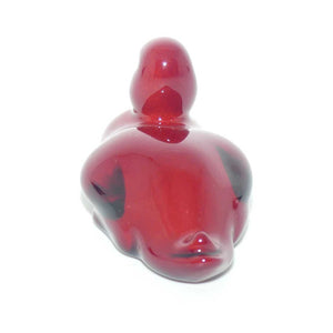 HN0148B Royal Doulton Flambe Resting Duck (Small)