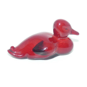 HN0148B Royal Doulton Flambe Resting Duck (Small)