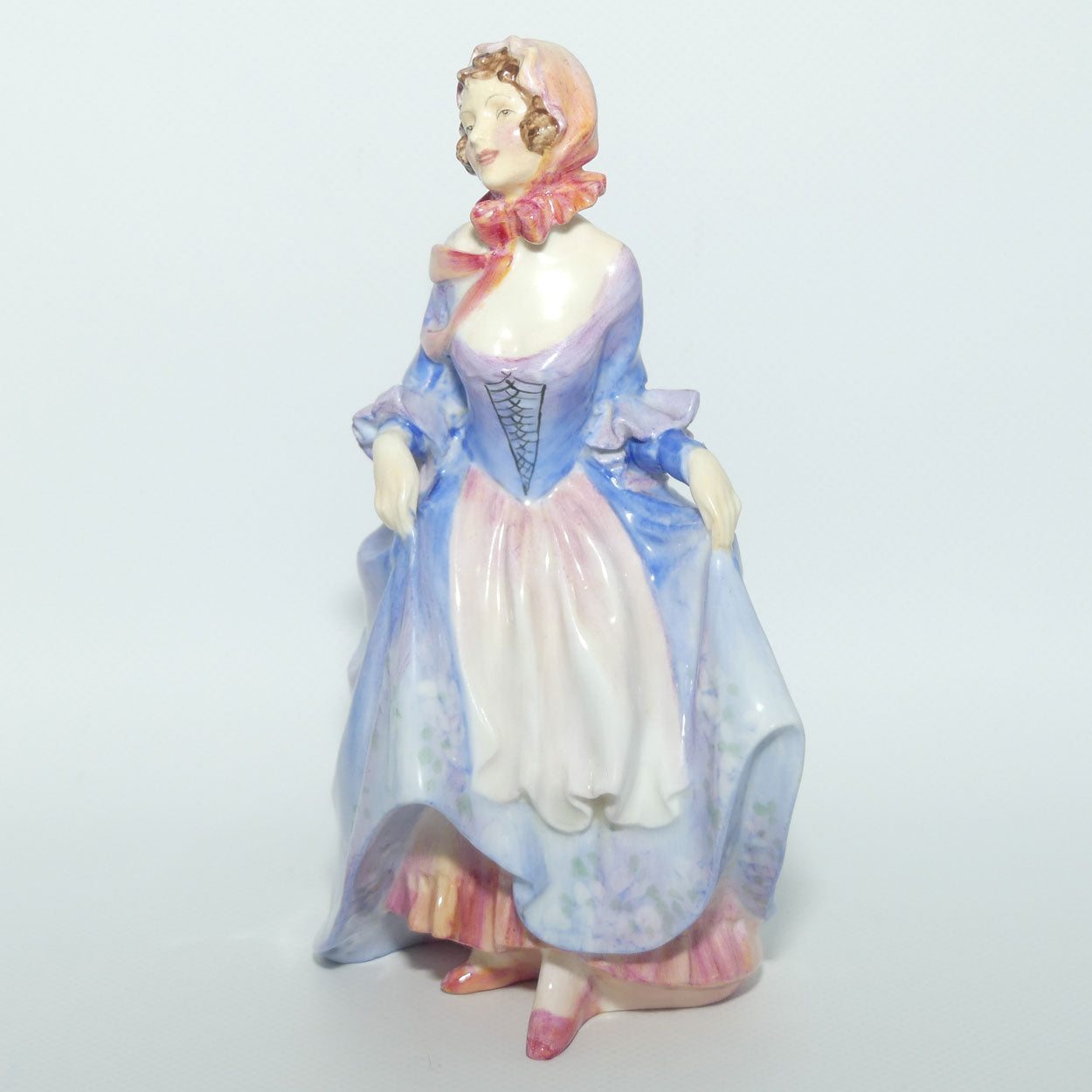 HN1577 Royal Doulton figure Suzette | Flowered Lavendar Dress