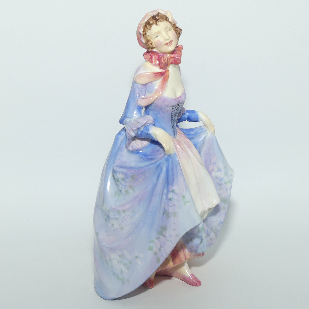 HN1577 Royal Doulton figure Suzette | Flowered Lavendar Dress