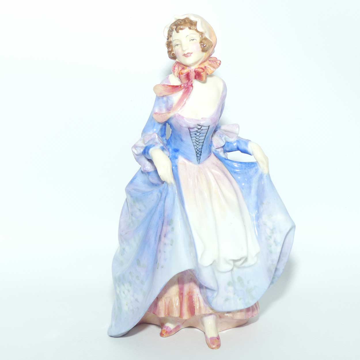 HN1577 Royal Doulton figure Suzette | Flowered Lavendar Dress | #2