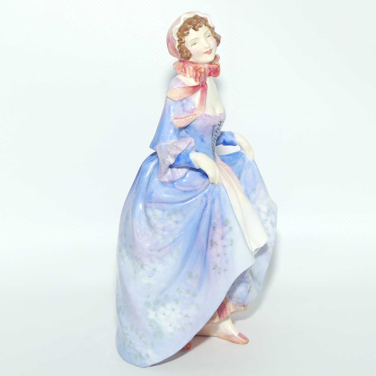 HN1577 Royal Doulton figure Suzette | Flowered Lavendar Dress | #2