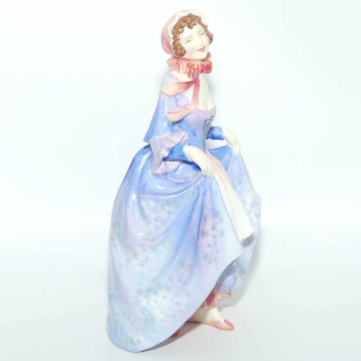 HN1577 Royal Doulton figure Suzette | Flowered Lavendar Dress | #2