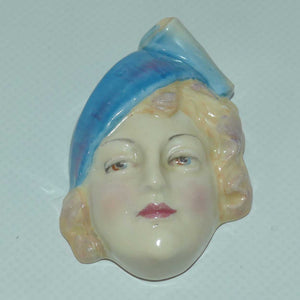 HN1614 Royal Doulton miniature wall mask | Art Deco | Marlene Dietrich