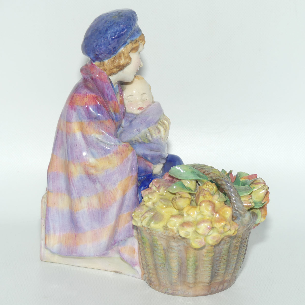 HN1627 Royal Doulton figure Curly Knob | Potted by Doulton and Co | original label
