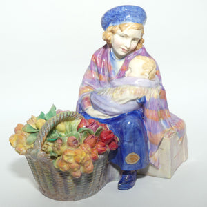 HN1627 Royal Doulton figure Curly Knob | Potted by Doulton and Co | original label