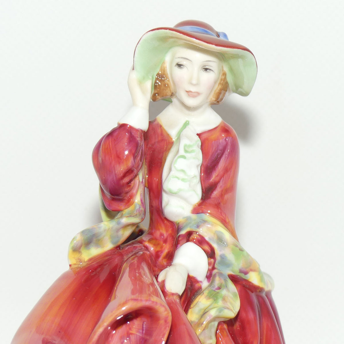 HN1834 Royal Doulton figure Top O' The Hill | Red | 1970s