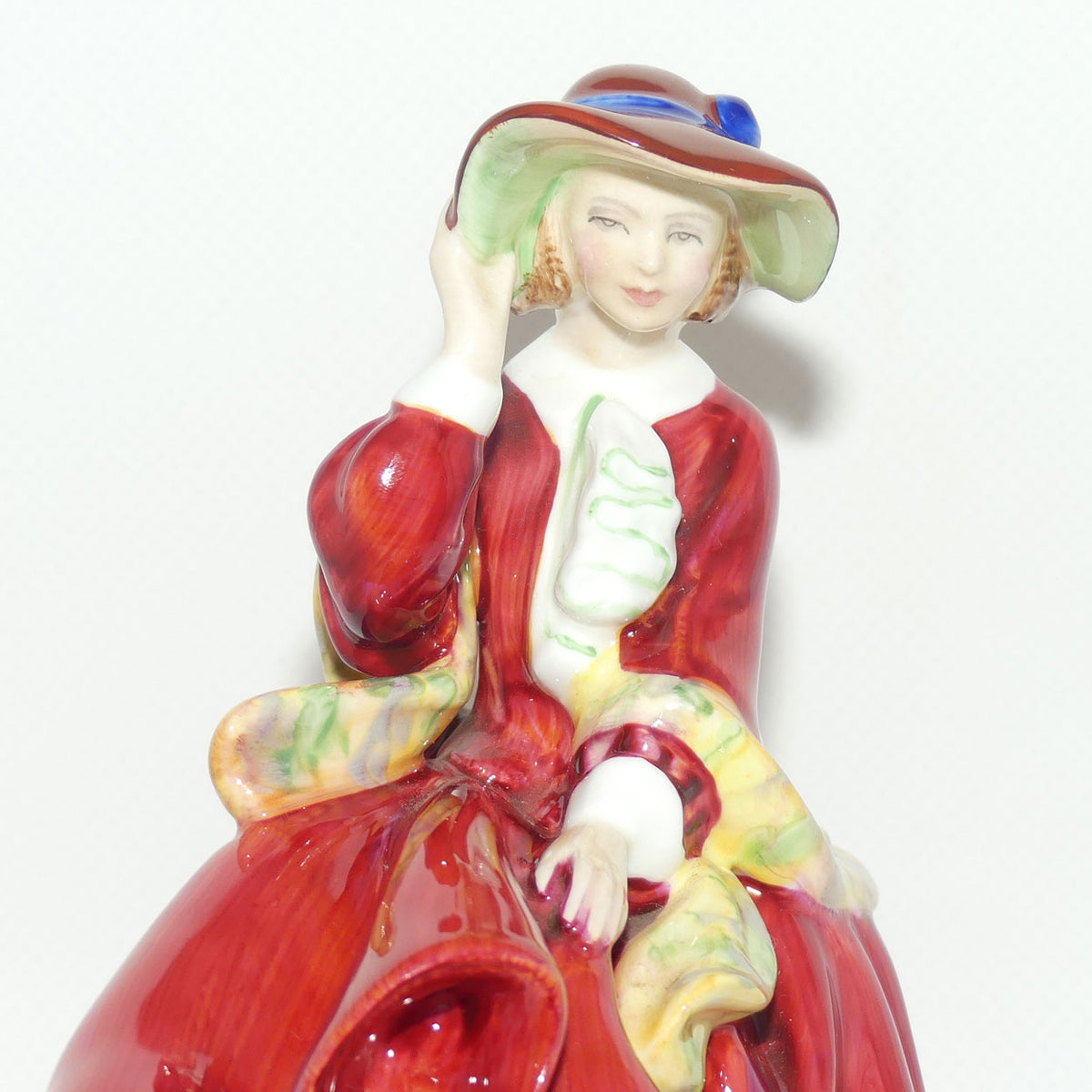 HN1834 Royal Doulton figure Top O' The Hill | Red | 1980s