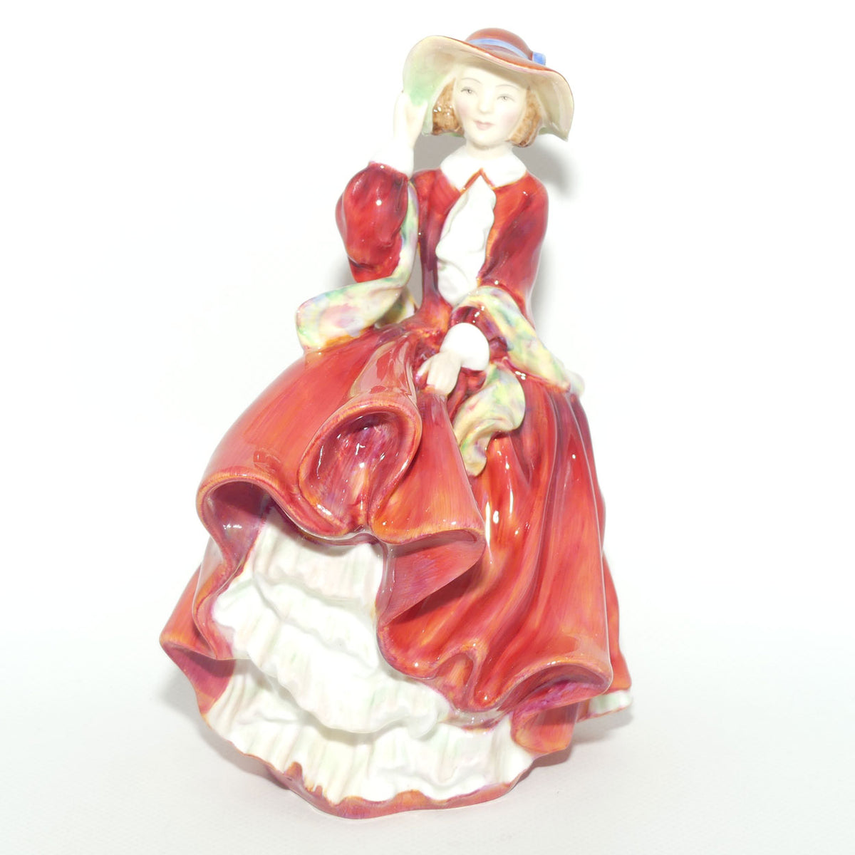 HN1834 Royal Doulton figure Top O' The Hill | Red | 1950's
