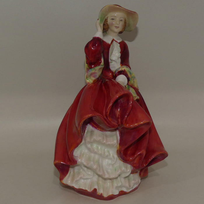 HN1834 Royal Doulton figure Top O' The Hill | Red | 1950's