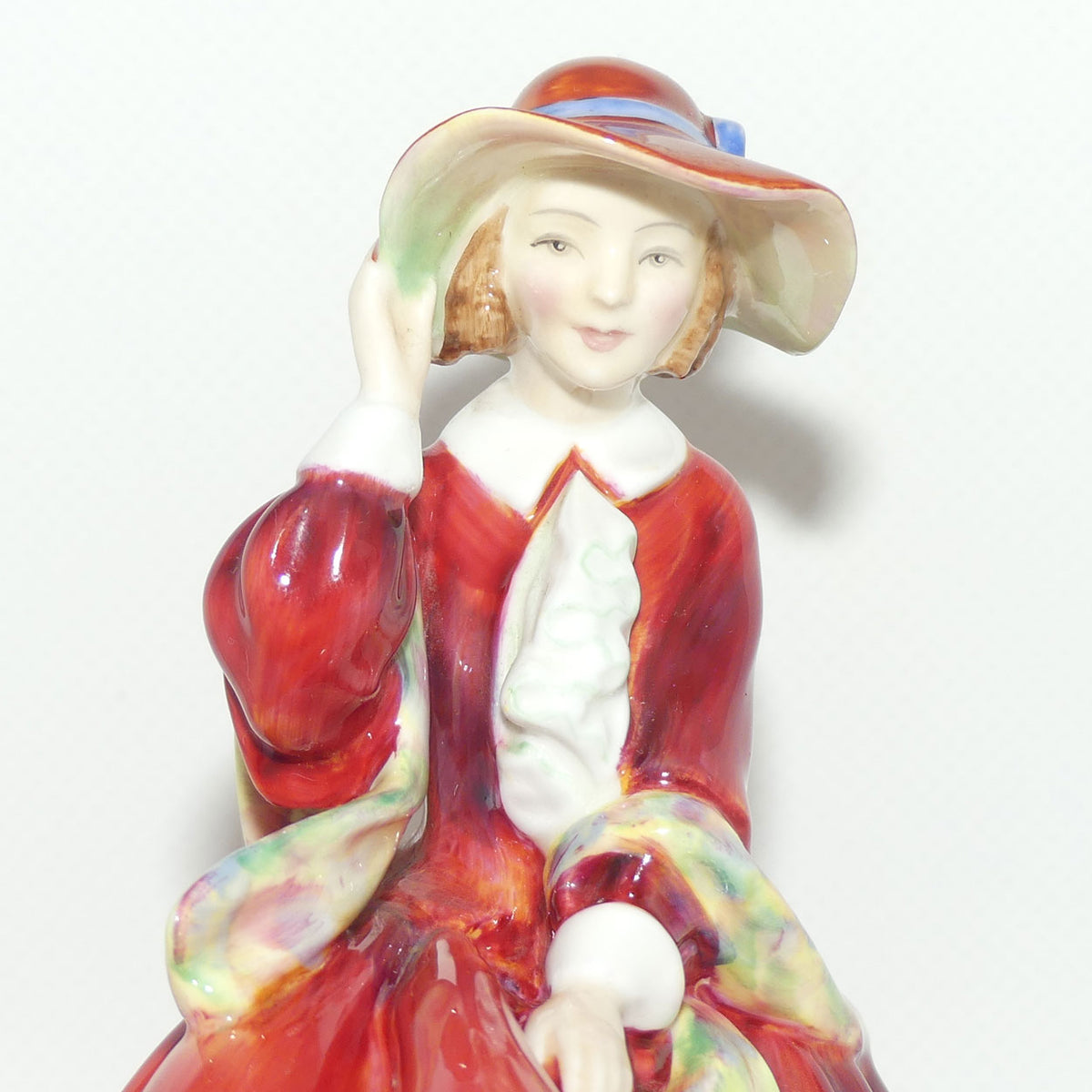 HN1834 Royal Doulton figure Top O' The Hill | Red | 1950's