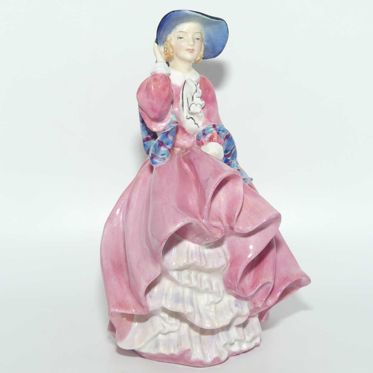 HN1849 Royal Doulton figure Top O' The Hill | Pink | early