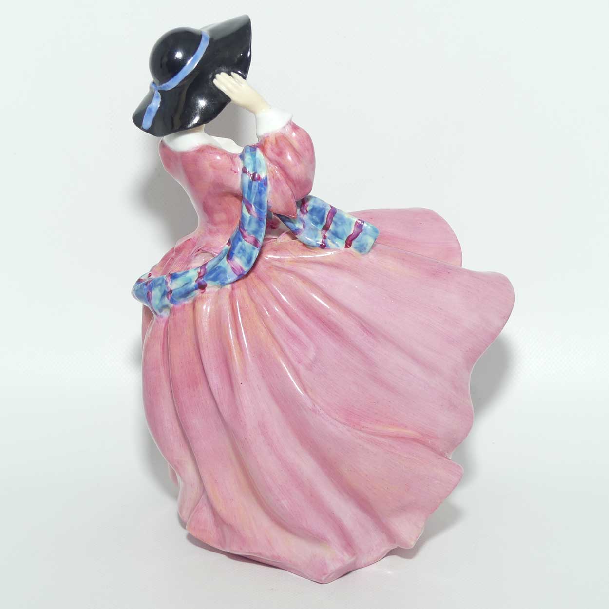 HN1849 Royal Doulton figure Top O' The Hill | Pink | early