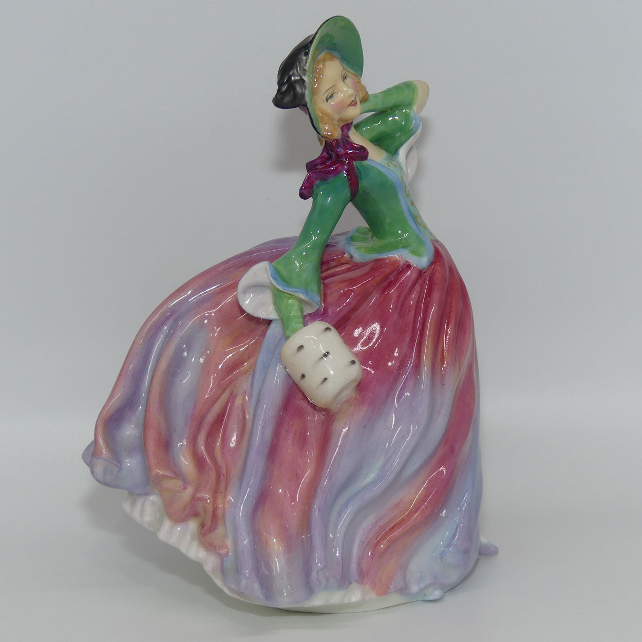 HN1911 Royal Doulton figure Autumn Breezes | Green and Pink