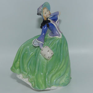 HN1913 Royal Doulton figure Autumn Breezes | Green and Blue