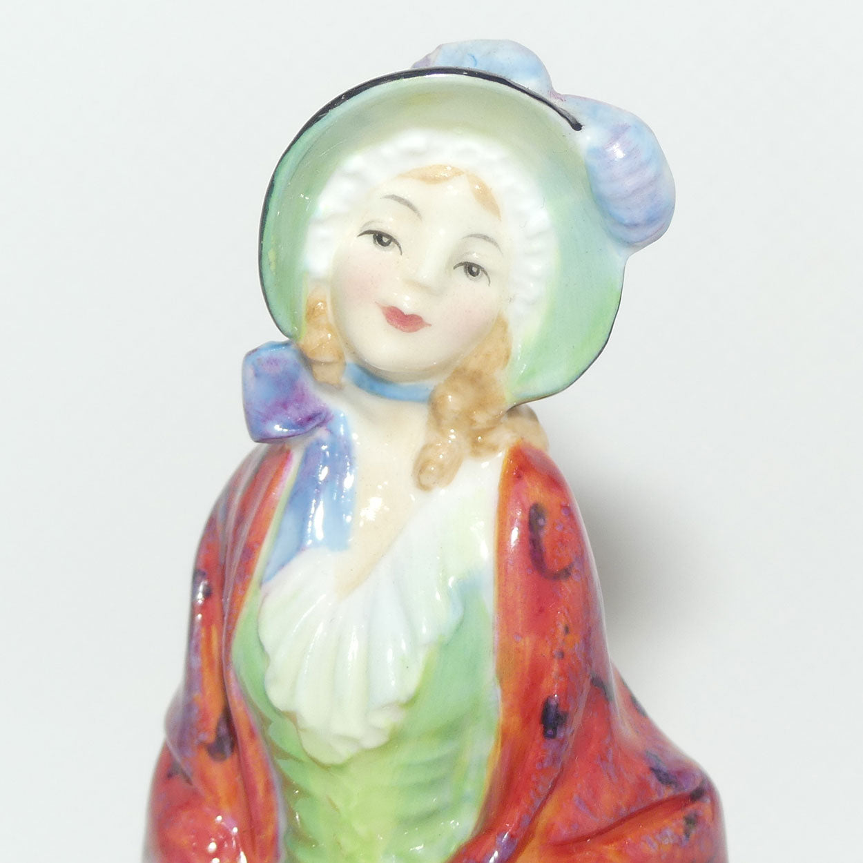 HN1914 Royal Doulton figure Paisley Shawl Green| #2