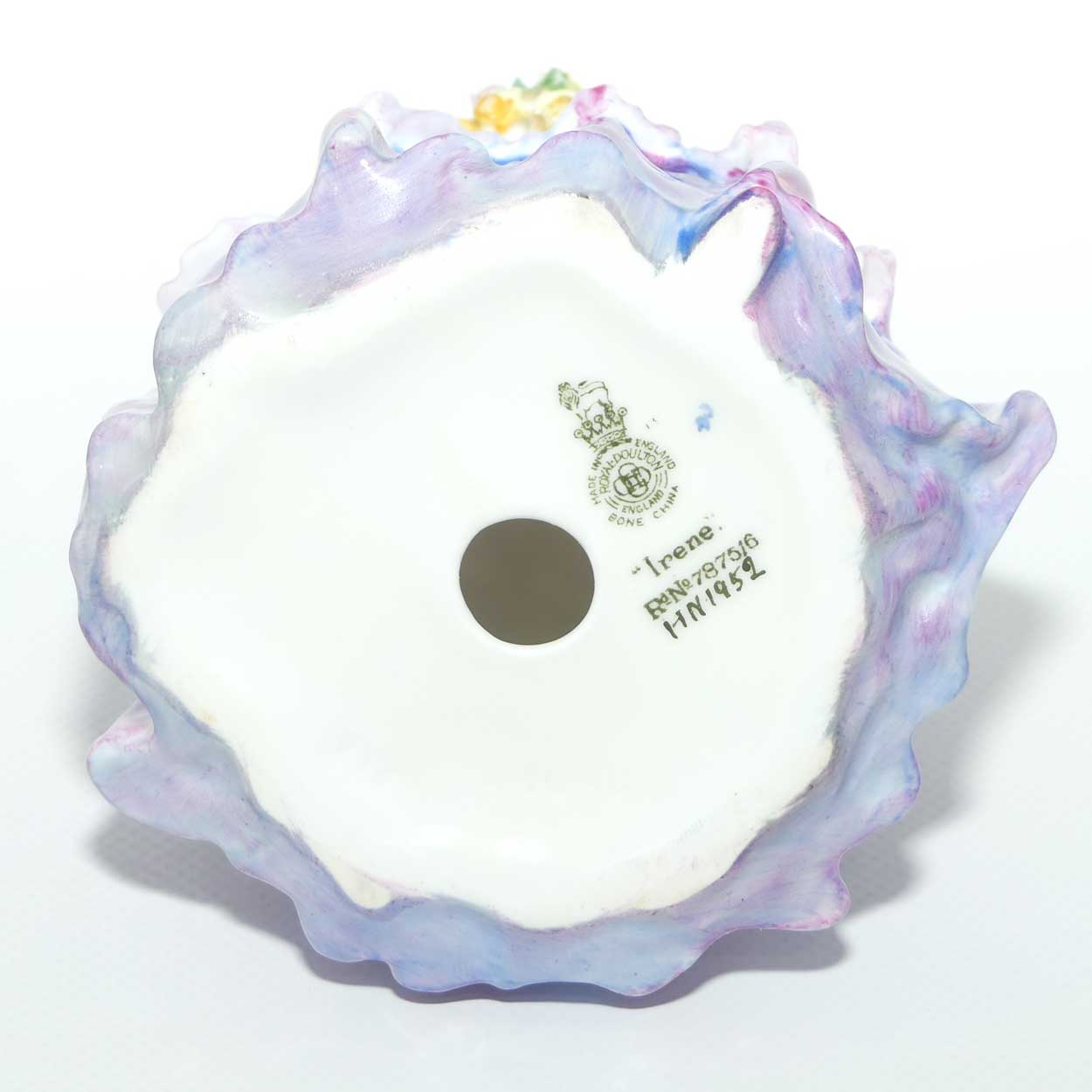 HN1952 Royal Doulton figure Irene | Blue and Purple