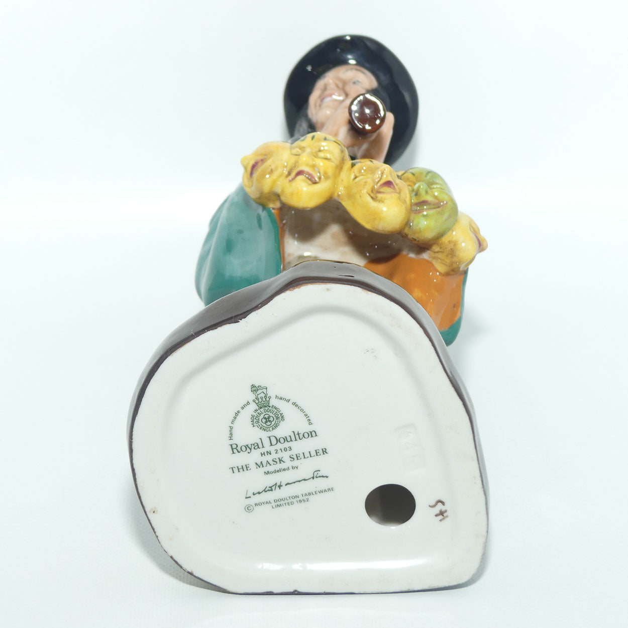 HN2103 Royal Doulton figure Mask Seller | later version