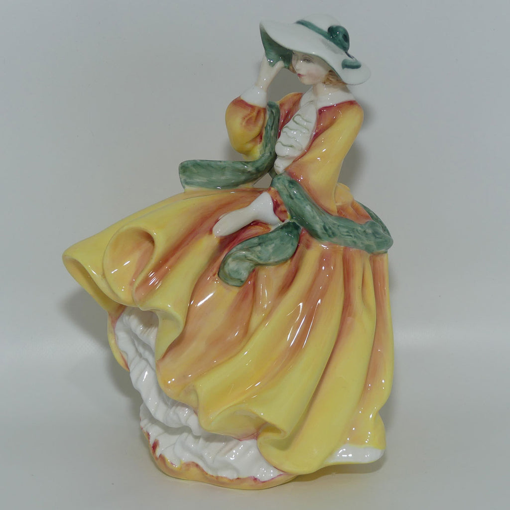 HN2127 Royal Doulton figure Top O' The Hill | Yellow | 1988 BiCentenary