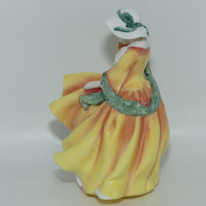 HN2127 Royal Doulton figure Top O' The Hill | Yellow | 1988 BiCentenary