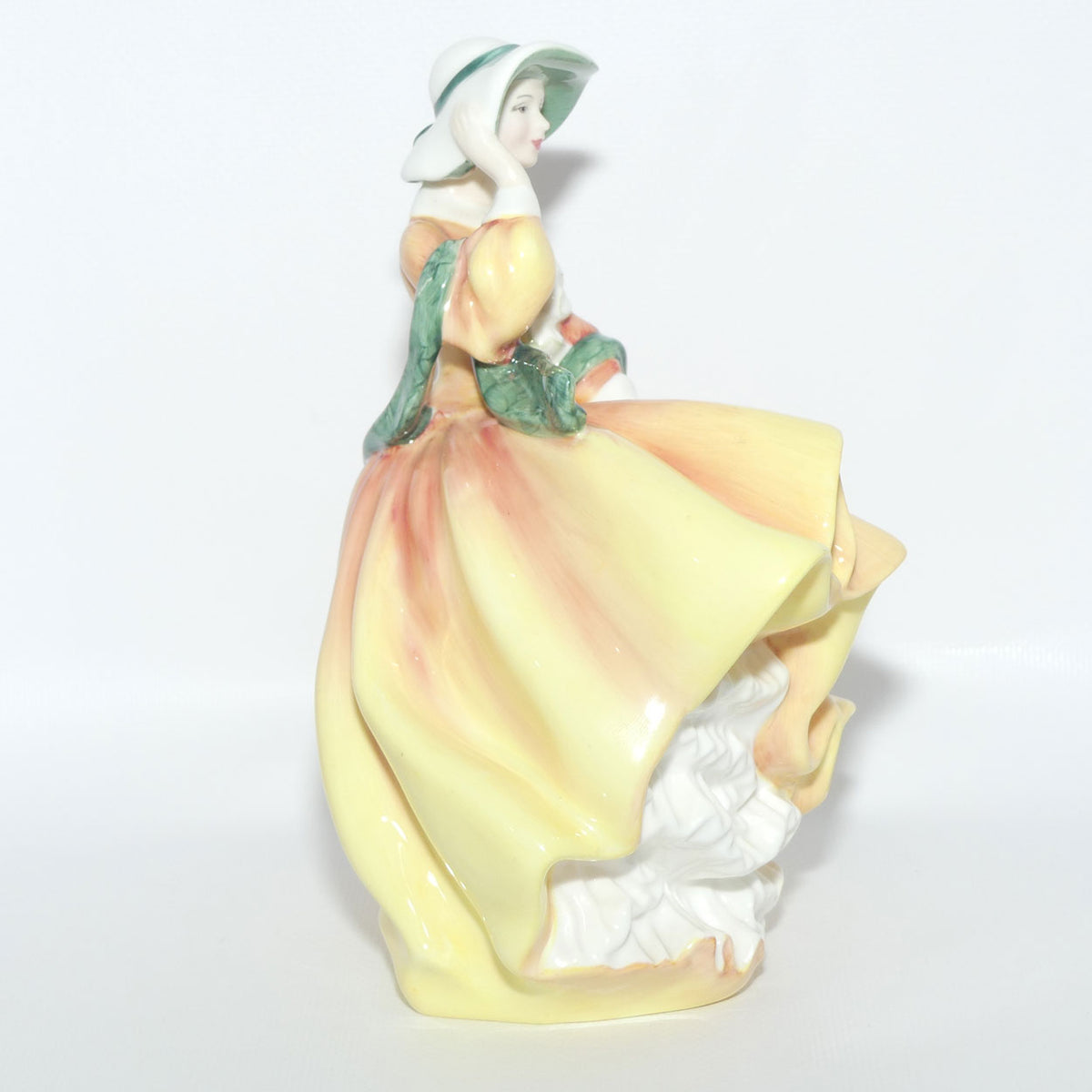 HN2127 Royal Doulton figure Top O' The Hill | Green and Gold | Australian BiCentenary version