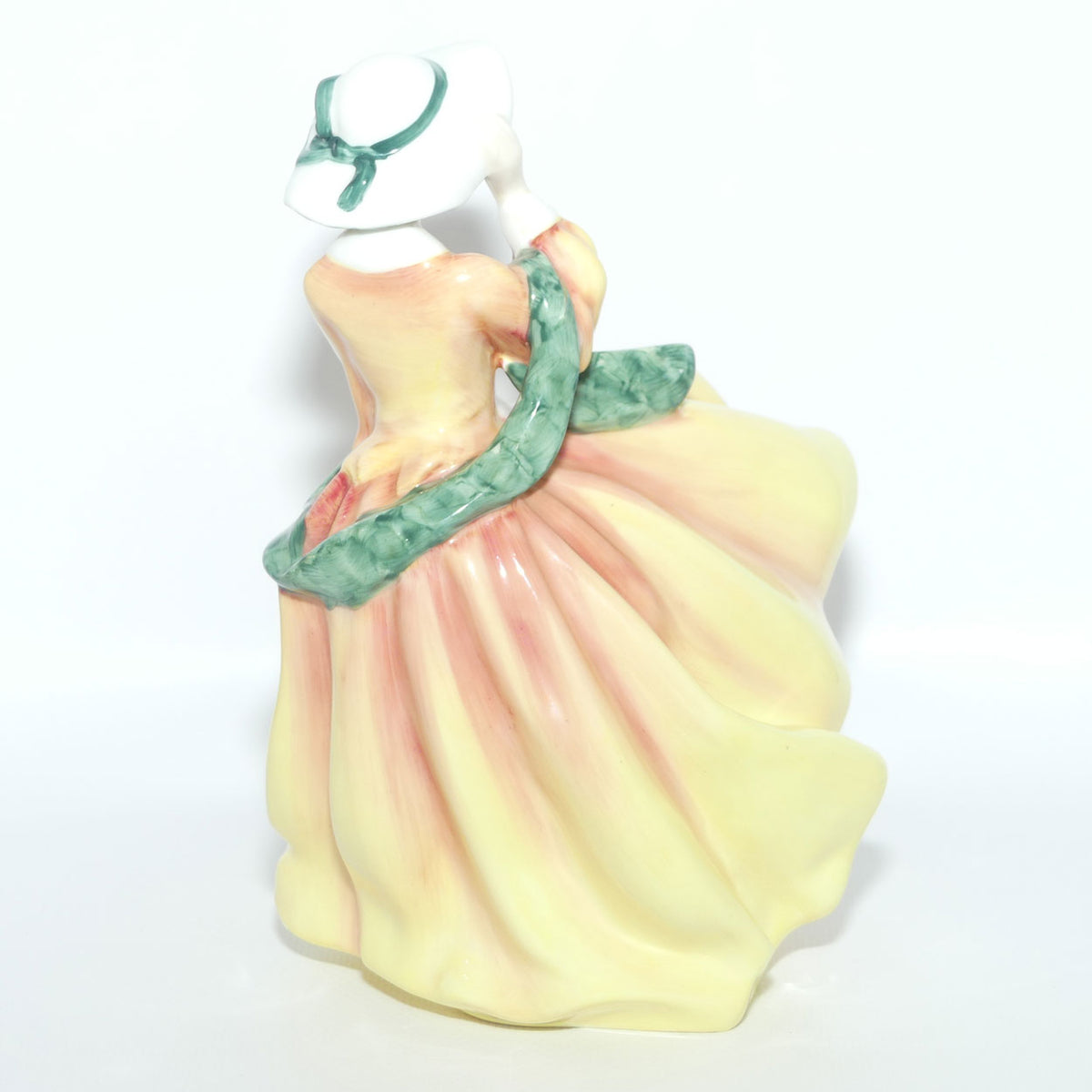 HN2127 Royal Doulton figure Top O' The Hill | Green and Gold | Australian BiCentenary version