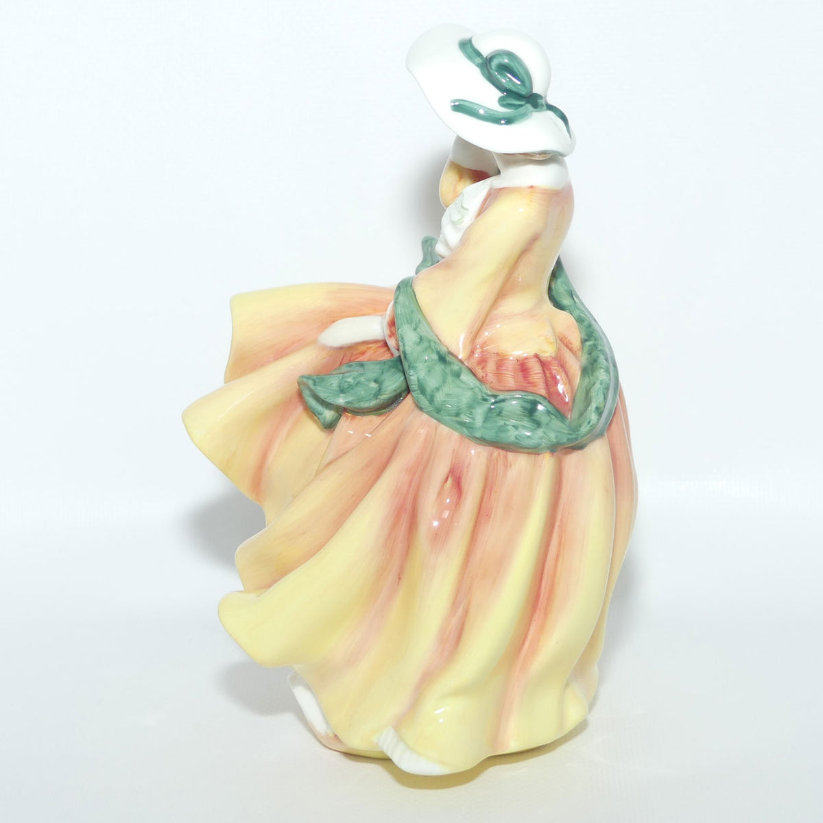 HN2127 Royal Doulton figure Top O' The Hill | Green and Gold | Australian BiCentenary version