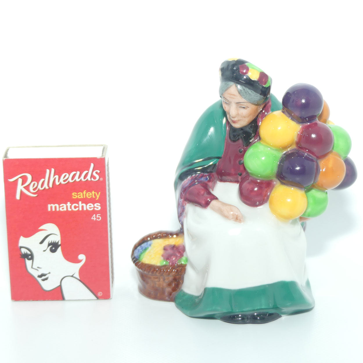 HN2129 Royal Doulton miniature figure Old Balloon Seller
