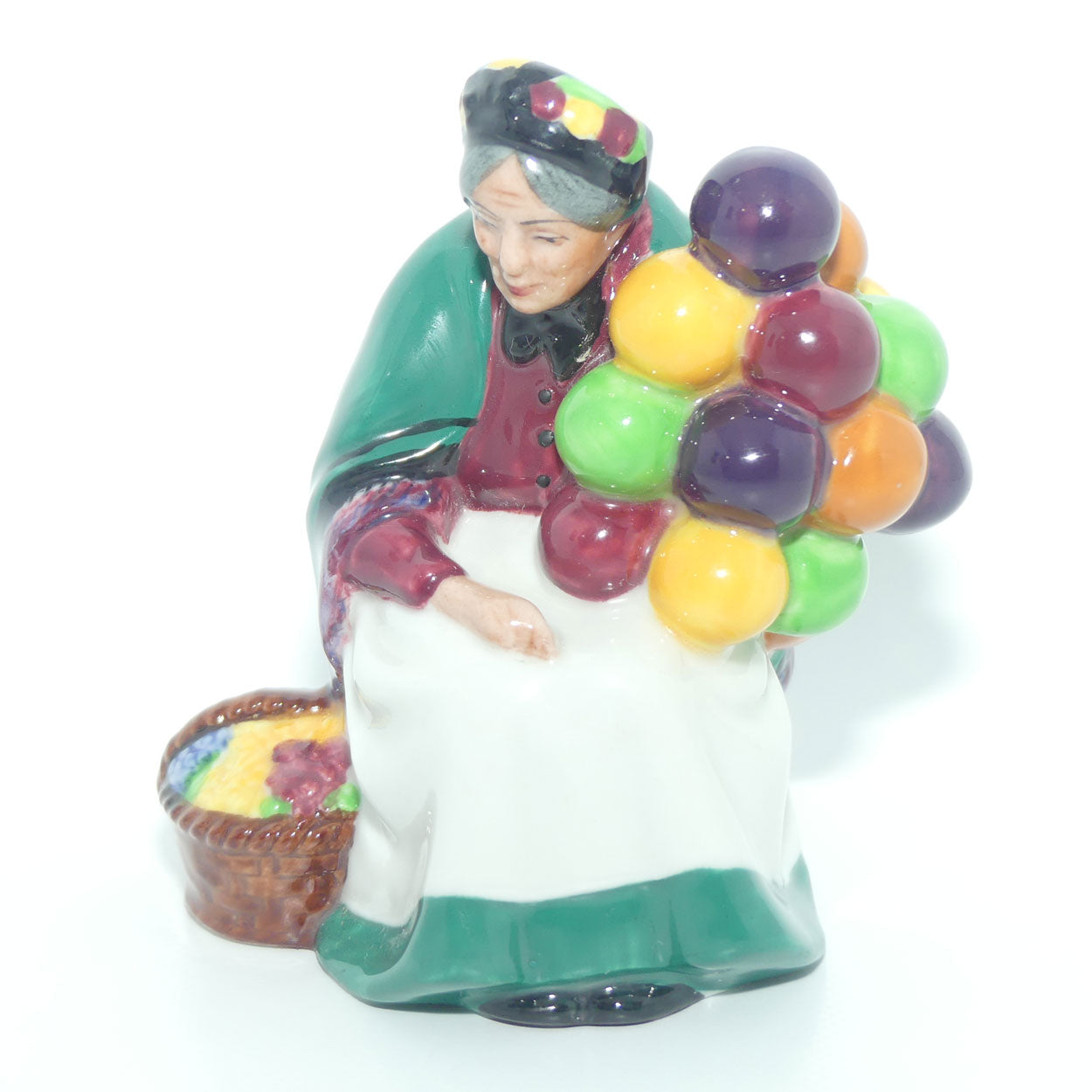 HN2129 Royal Doulton miniature figure Old Balloon Seller