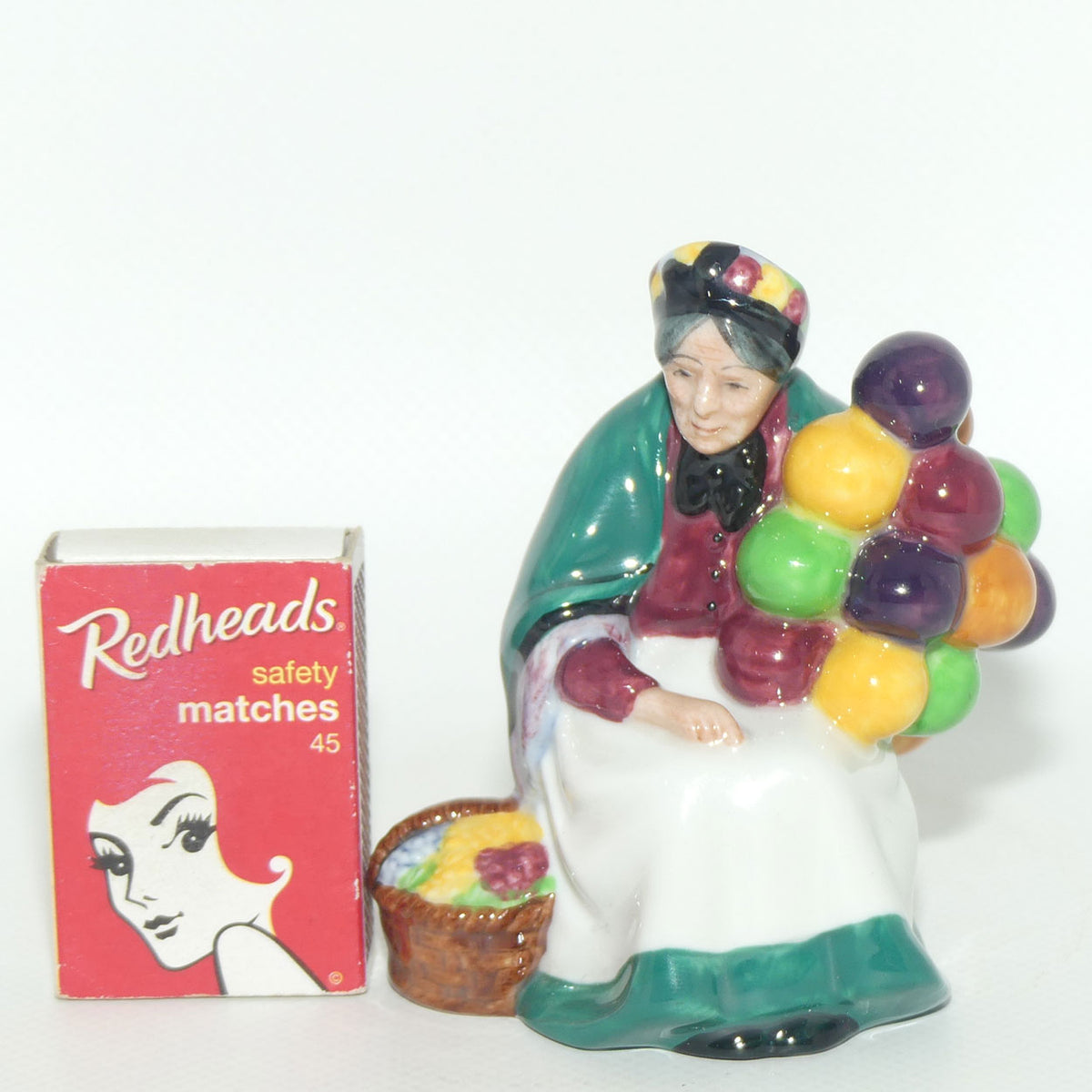 HN2129 Royal Doulton miniature figure Old Balloon Seller | #2