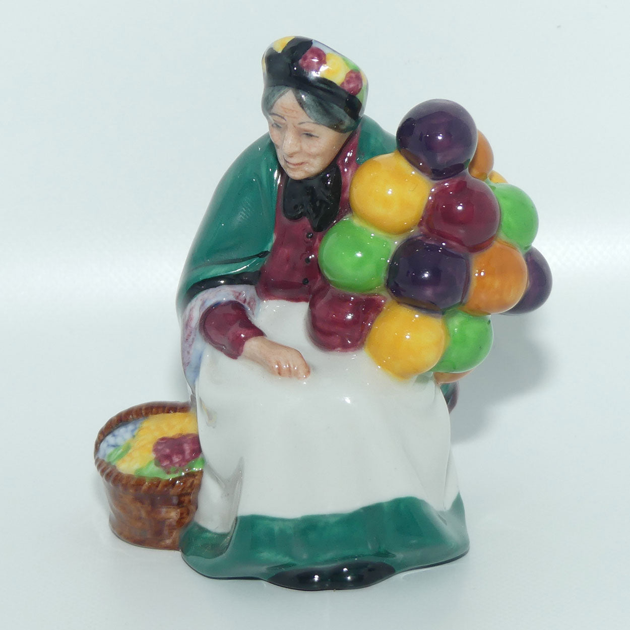 HN2129 Royal Doulton miniature figure Old Balloon Seller 