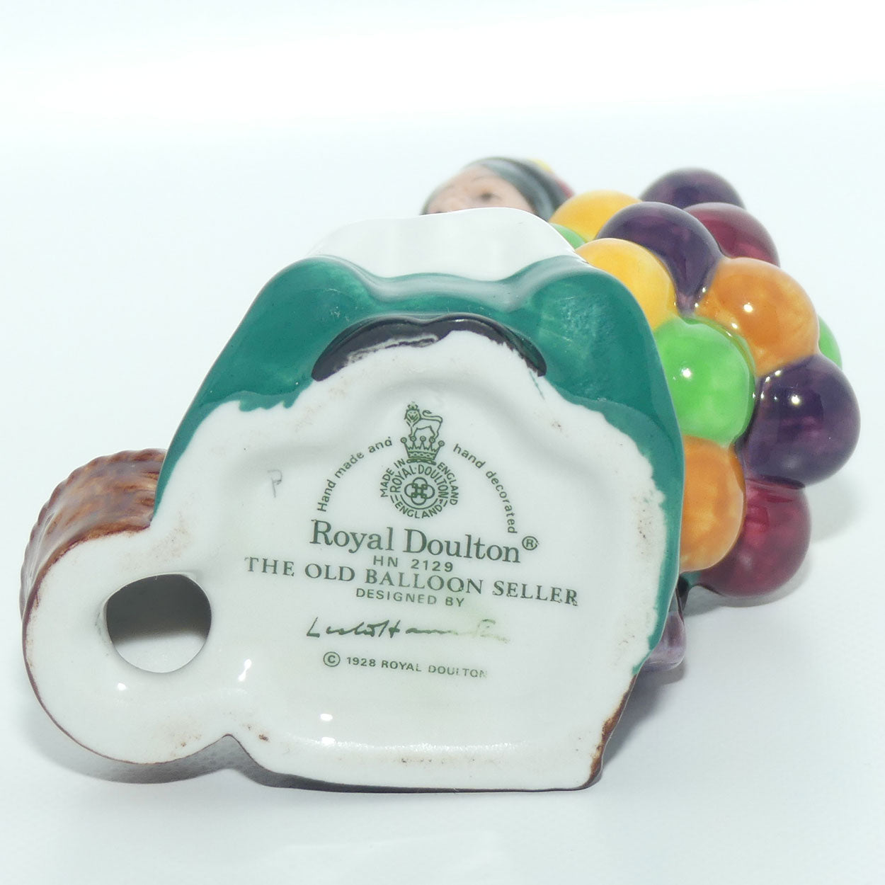 HN2129 Royal Doulton miniature figure Old Balloon Seller 