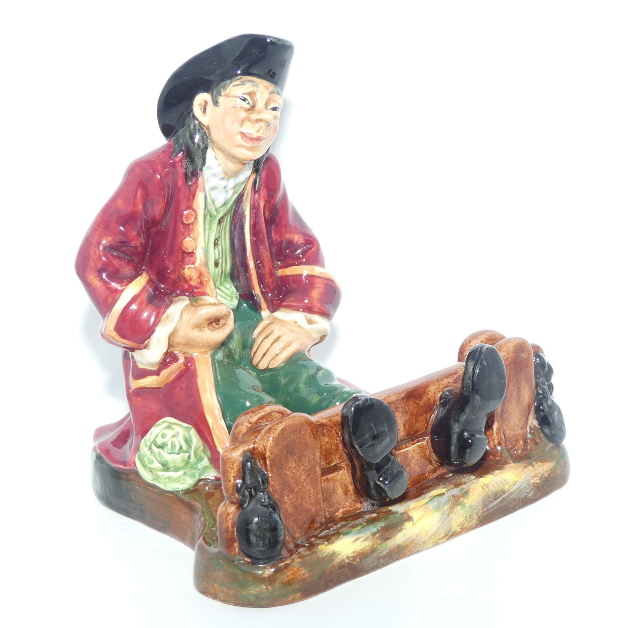 Royal Doulton figure In The Stocks HN2163 | Designer: M Nicholl | Issued: 1955-1959